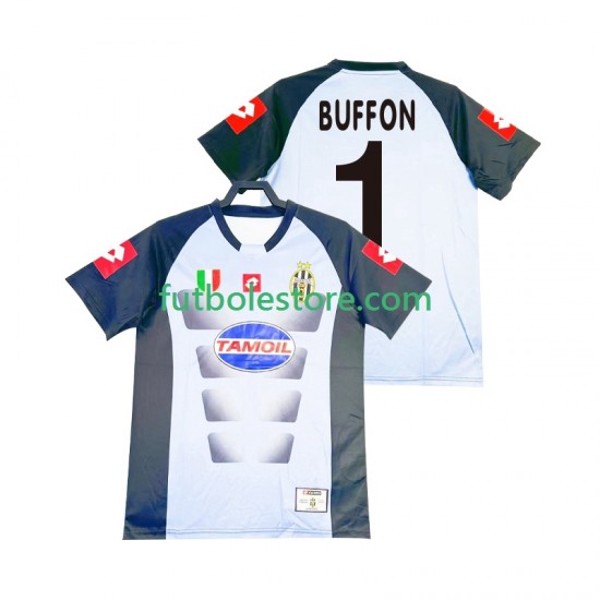 Primera Equipación del Juventus Portero Buffon 1 Retro 2002-2003 Manga Corta para Hombre Primera Equipación del Juventus Portero Buffon 1 Retro 2002-2003 Manga Corta para Hombre