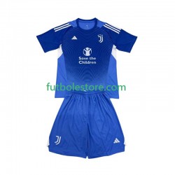 Primera Equipación del Juventus Portero 2025-2026 Manga Corta para Niño (Camiseta y pantalón)