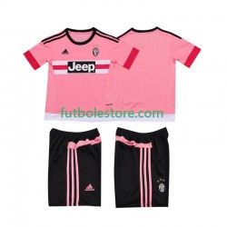 Segunda Equipación del Juventus Retro 2015 2016 Manga Corta para Niño (Camiseta y pantalón)