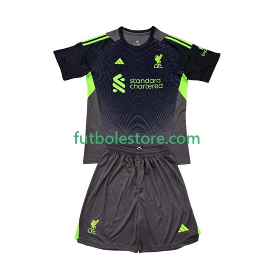 Primera Equipación del Liverpool Portero 2025-2026 Manga Corta para Niño (Camiseta y pantalón) Primera Equipación del Liverpool Portero 2025-2026 Manga Corta para Niño (Camiseta y pantalón)