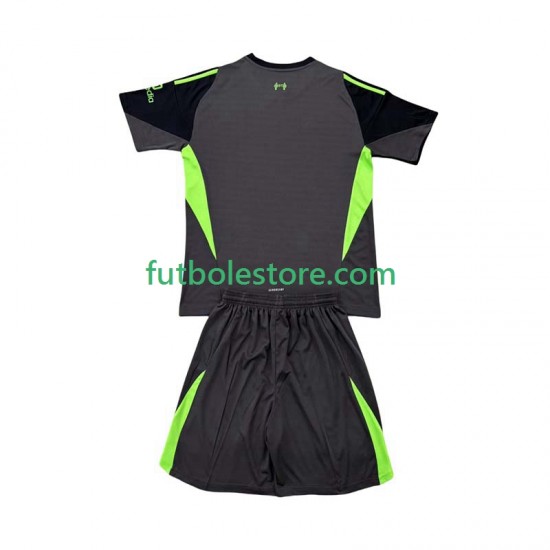 Primera Equipación del Liverpool Portero 2025-2026 Manga Corta para Niño (Camiseta y pantalón)