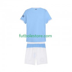 Primera Equipación del Manchester City 2025-2026 Manga Corta para Niño (Camiseta y pantalón)