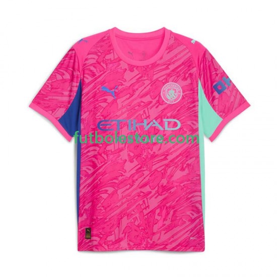 Segunda Equipación del Manchester City Portero 2025-2026 Manga Corta para Hombre Segunda Equipación del Manchester City Portero 2025-2026 Manga Corta para Hombre