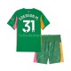Primera Equipación del Manchester City Portero Ederson Moraes 31 2025-2026 Manga Corta para Niño (Camiseta y pantalón) Primera Equipación del Manchester City Portero Ederson Moraes 31 2025-2026 Manga Corta para Niño (Camiseta y pantalón)