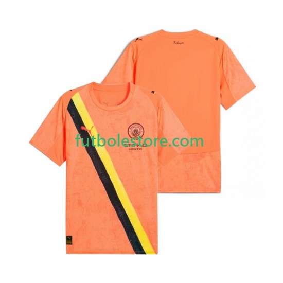 Primera Equipación del Manchester City Portero KIDSUPER 2025-2026 Manga Corta para Hombre Primera Equipación del Manchester City Portero KIDSUPER 2025-2026 Manga Corta para Hombre