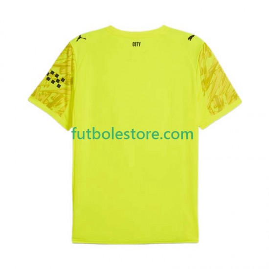 Tercera Equipación del Manchester City Portero 2025-2026 Manga Corta para Hombre