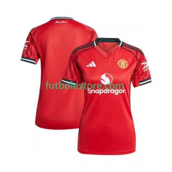 Primera Equipación del Manchester United 2025-2026 Manga Corta para Mujer