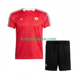 Primera Equipación del Manchester United d Icon 2025-2026 Manga Corta para Niño (Camiseta y pantalón)