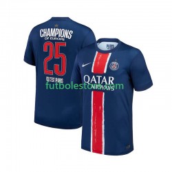 Primera Equipación del Paris Saint-Germain Champion 2024-2025 Manga Corta para Hombre
