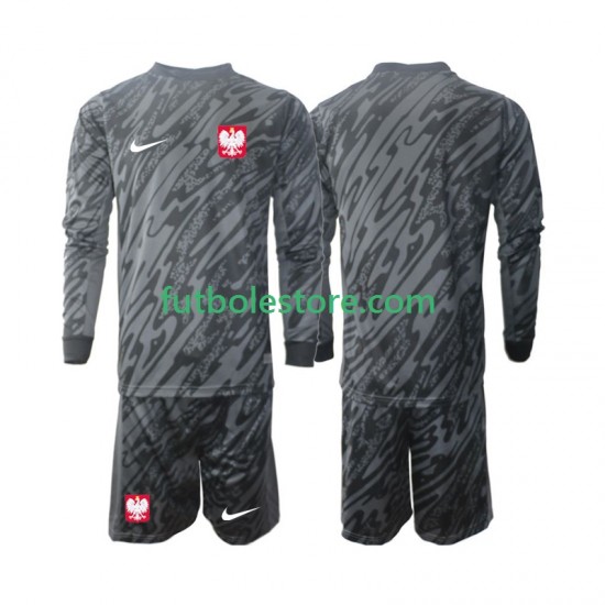 Segunda Equipación del Polonia Portero 2024 ML para Niño (Camiseta y pantalón) Segunda Equipación del Polonia Portero 2024 ML para Niño (Camiseta y pantalón)