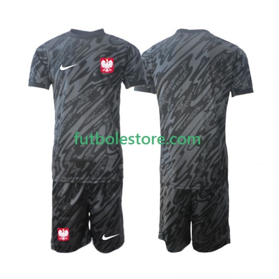Segunda Equipación del Polonia Portero 2024 Manga Corta para Niño (Camiseta y pantalón) Segunda Equipación del Polonia Portero 2024 Manga Corta para Niño (Camiseta y pantalón)