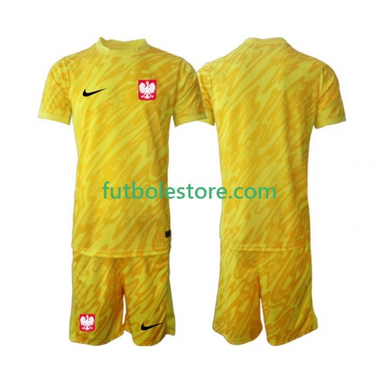 Primera Equipación del Polonia Portero 2024 Manga Corta para Niño (Camiseta y pantalón) Primera Equipación del Polonia Portero 2024 Manga Corta para Niño (Camiseta y pantalón)