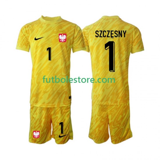 Primera Equipación del Polonia Portero Szczesny 1 2024 Manga Corta para Niño (Camiseta y pantalón) Primera Equipación del Polonia Portero Szczesny 1 2024 Manga Corta para Niño (Camiseta y pantalón)