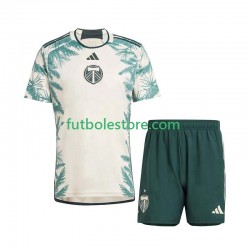 Segunda Equipación del Portland Timbers 2024 Manga Corta para Niño (Camiseta y pantalón)