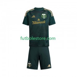 Primera Equipación del Portland Timbers 2025 Manga Corta para Niño (Camiseta y pantalón)