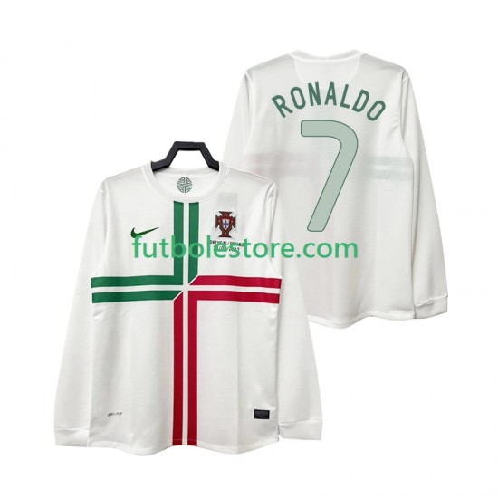 Segunda Equipación del Portugal Cristiano Ronaldo 7 Retro 2012 ML para Hombre Segunda Equipación del Portugal Cristiano Ronaldo 7 Retro 2012 ML para Hombre