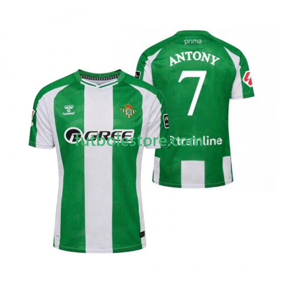 Primera Equipación del Real Betis Antony 7 2025-2026 Manga Corta para Hombre Primera Equipación del Real Betis Antony 7 2025-2026 Manga Corta para Hombre