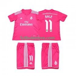 Segunda Equipación del Real Madrid Bale 11 Retro 2014 2015 Manga Corta para Niño (Camiseta y pantalón)