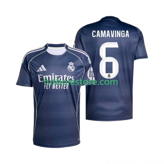 Segunda Equipación del Real Madrid Camavinga 6 2025-2026 Manga Corta para Hombre Segunda Equipación del Real Madrid Camavinga 6 2025-2026 Manga Corta para Hombre