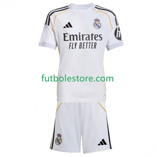 Primera Equipación del Real Madrid 2025-2026 Manga Corta para Niño (Camiseta y pantalón) Primera Equipación del Real Madrid 2025-2026 Manga Corta para Niño (Camiseta y pantalón)