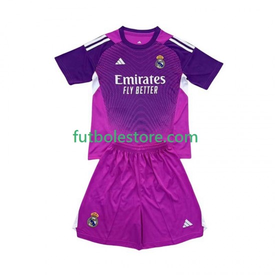 Segunda Equipación del Real Madrid Portero 2025-2026 Manga Corta para Niño (Camiseta y pantalón) Segunda Equipación del Real Madrid Portero 2025-2026 Manga Corta para Niño (Camiseta y pantalón)