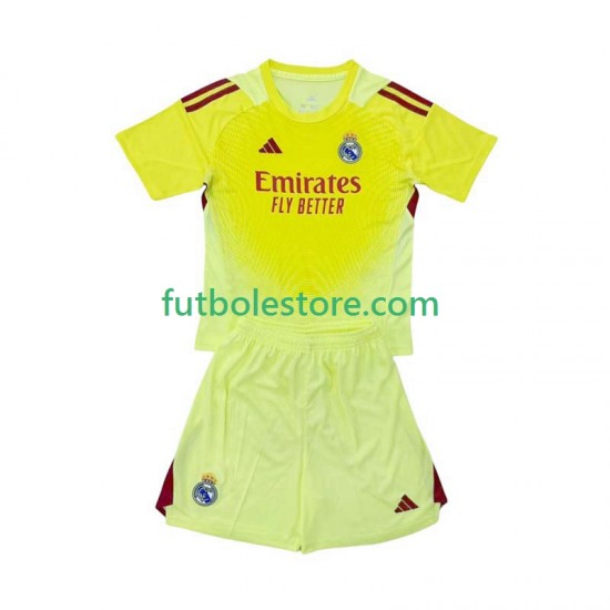 Cuarta Equipación del Real Madrid Portero 2025-2026 Manga Corta para Niño (Camiseta y pantalón) Cuarta Equipación del Real Madrid Portero 2025-2026 Manga Corta para Niño (Camiseta y pantalón)