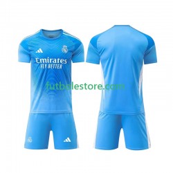 Primera Equipación del Real Madrid Portero 2025-2026 Manga Corta para Niño (Camiseta y pantalón)