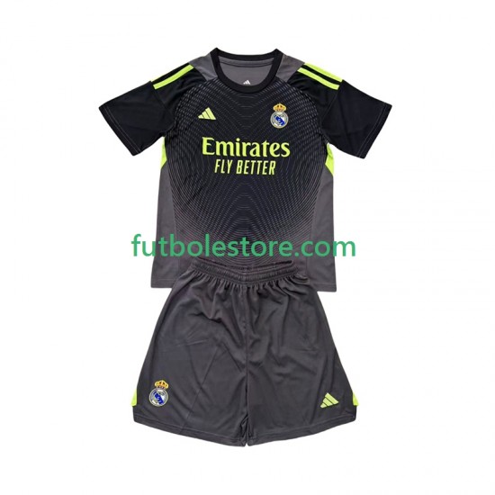 Tercera Equipación del Real Madrid Portero 2025-2026 Manga Corta para Niño (Camiseta y pantalón) Tercera Equipación del Real Madrid Portero 2025-2026 Manga Corta para Niño (Camiseta y pantalón)