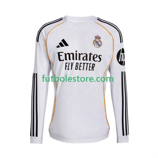 Primera Equipación del Real Madrid 2025-2026 ML para Hombre Primera Equipación del Real Madrid 2025-2026 ML para Hombre