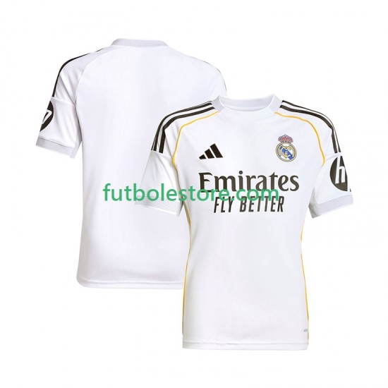 Primera Equipación del Real Madrid 2025-2026 Manga Corta para Hombre Primera Equipación del Real Madrid 2025-2026 Manga Corta para Hombre