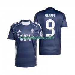 Segunda Equipación del Real Madrid Kylian Mbappe 9 2025-2026 Manga Corta para Hombre