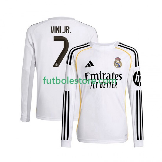 Primera Equipación del Real Madrid Vinicius Junior 7 2025-2026 ML para Hombre Primera Equipación del Real Madrid Vinicius Junior 7 2025-2026 ML para Hombre