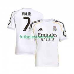 Primera Equipación del Real Madrid Vinicius Junior 7 2025-2026 Manga Corta para Hombre