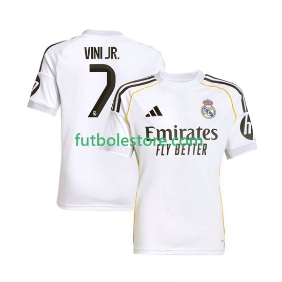 Primera Equipación del Real Madrid Vinicius Junior 7 2025-2026 Manga Corta para Hombre Primera Equipación del Real Madrid Vinicius Junior 7 2025-2026 Manga Corta para Hombre