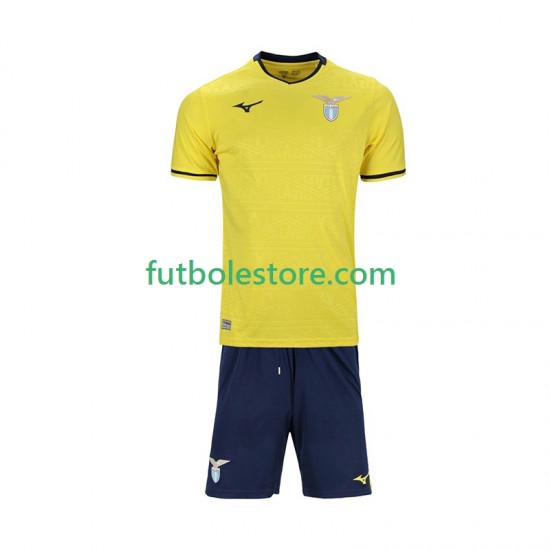 Segunda Equipación del SS Lazio 2024-2025 Manga Corta para Niño (Camiseta y pantalón)