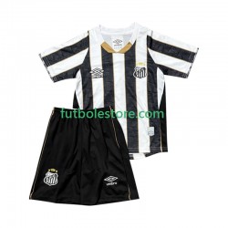 Segunda Equipación del Santos FC 2025-2026 Manga Corta para Niño (Camiseta y pantalón)