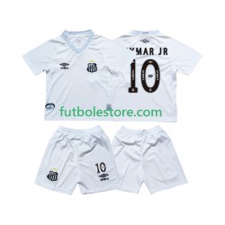 Primera Equipación del Santos FC Neymar JR 10 2025-2026 Manga Corta para Niño (Camiseta y pantalón)