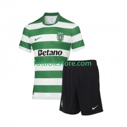 Primera Equipación del Sporting CP 2025-2026 Manga Corta para Niño (Camiseta y pantalón)