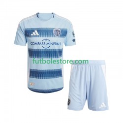 Primera Equipación del Sporting Kansas City 2025 Manga Corta para Niño (Camiseta y pantalón)