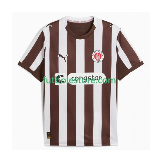 Primera Equipación del St. Pauli 2025-2026 Manga Corta para Hombre Primera Equipación del St. Pauli 2025-2026 Manga Corta para Hombre