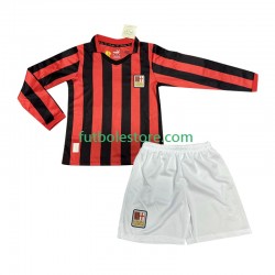 Primera Equipación del AC Milan 125th Anniversary 2024-2025 ML para Niño (Camiseta y pantalón)