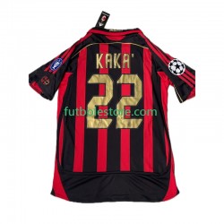 Primera Equipación del AC Milan KAKA 8 Retro 2006-2007 Manga Corta para Hombre