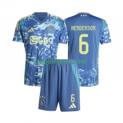 Segunda Equipación del AFC Ajax Henderson 6 2024-2025 Manga Corta para Niño (Camiseta y pantalón) Segunda Equipación del AFC Ajax Henderson 6 2024-2025 Manga Corta para Niño (Camiseta y pantalón)