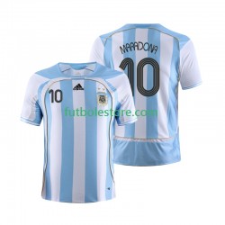 Primera Equipación del Argentina Maradona 10 Retro 2006 Manga Corta para Hombre