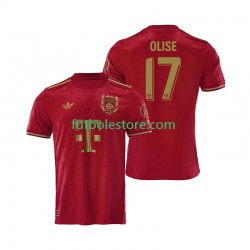 Primera Equipación del Bayern de Múnich 125th Anniversary Michael Olise 17 2024-2025 Rojo Manga Corta para Hombre