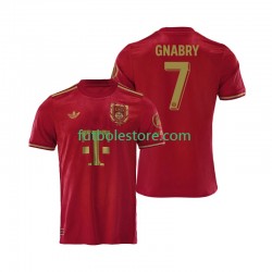 Primera Equipación del Bayern de Múnich 125th Anniversary Serge Gnabry 7 2024-2025 Rojo Manga Corta para Hombre