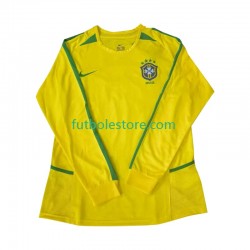 Primera Equipación del Brasil Retro 2002 ML para Hombre