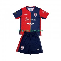 Primera Equipación del Cagliari 2024-2025 Manga Corta para Niño (Camiseta y pantalón)