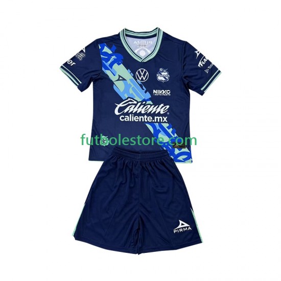 Segunda Equipación del Club Puebla 2024-2025 Manga Corta para Niño (Camiseta y pantalón) Segunda Equipación del Club Puebla 2024-2025 Manga Corta para Niño (Camiseta y pantalón)