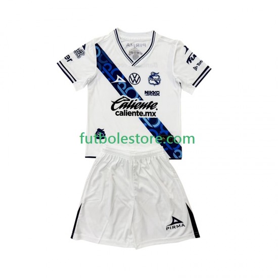 Primera Equipación del Club Puebla 2024-2025 Manga Corta para Niño (Camiseta y pantalón) Primera Equipación del Club Puebla 2024-2025 Manga Corta para Niño (Camiseta y pantalón)